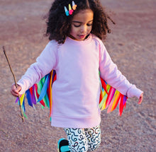 Load image into Gallery viewer, CHILDRENS Organic Sweatshirt with Rainbow Wings