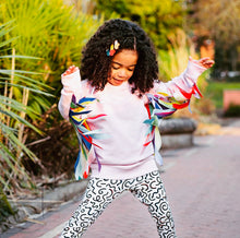 Load image into Gallery viewer, CHILDRENS Organic Sweatshirt with Rainbow Wings