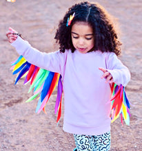 Load image into Gallery viewer, CHILDRENS Organic Sweatshirt with Rainbow Wings