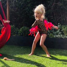 Load image into Gallery viewer, Leopard Leotard - Rainbow Wings