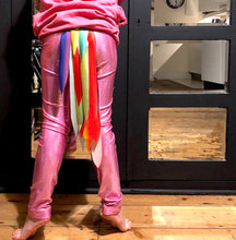 Load image into Gallery viewer, Pink Unicorn Leggings with Rainbow Tail