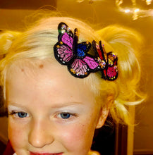 Load image into Gallery viewer, Beautiful Butterfly Clips x 2
