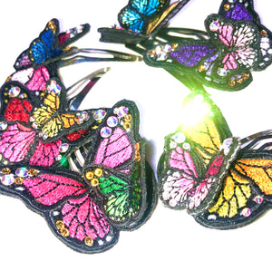 Beautiful Butterfly Clips x 2