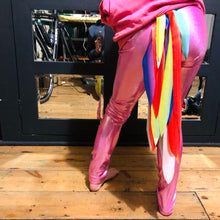 Load image into Gallery viewer, Pink Unicorn Leggings with Rainbow Tail