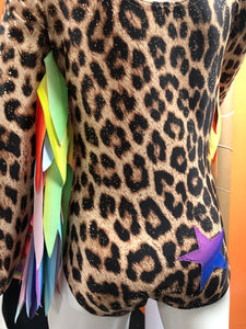 Leopard Body - Rainbow Wings