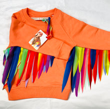 Load image into Gallery viewer, CHILDRENS Organic Sweatshirt with Rainbow Wings