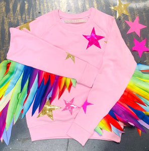 Childrens ‘ANNA’ Sweatshirt with Wings and Stars - ‘The Anna’