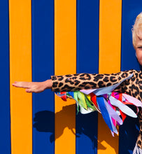 Load image into Gallery viewer, Leopard Leotard - Rainbow Wings
