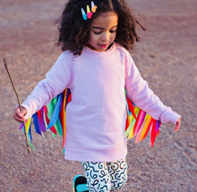 Load image into Gallery viewer, CHILDRENS Organic Sweatshirt with Rainbow Wings
