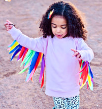 Load image into Gallery viewer, CHILDRENS Organic Sweatshirt with Rainbow Wings
