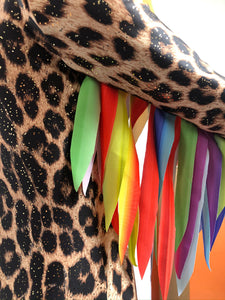 Leopard Leotard - Rainbow Wings