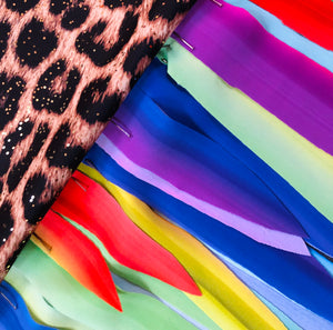 Leopard Leotard - Rainbow Wings