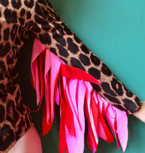 Leopard Leotard - Rainbow Wings