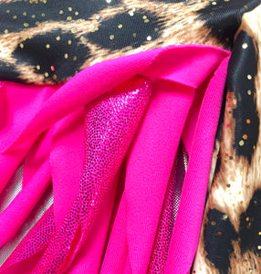 Leopard Leotard - Rainbow Wings