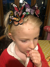 Load image into Gallery viewer, Butterfly Crown -Alice band. Adults and Childrens.

