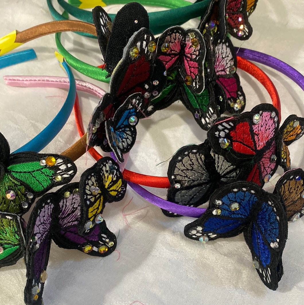 Butterfly crown