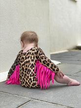Load image into Gallery viewer, Sky Blue Romper with Rainbow wings
