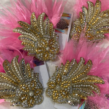 Load image into Gallery viewer, Pink and gold clip
