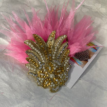 Load image into Gallery viewer, Pink and gold clip
