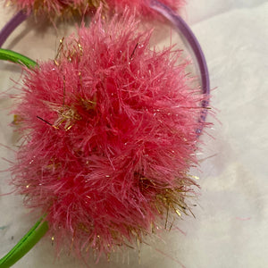 Pom pom headband