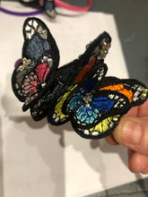 Load image into Gallery viewer, Alice Band with Beautiful Butterflies and Swarovski Crystals.
