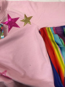 Adult Sweatshirt with Wings and Stars - ‘The Anna’