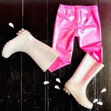 Load image into Gallery viewer, Slushy Leggings..Blue, Pink, Gold
